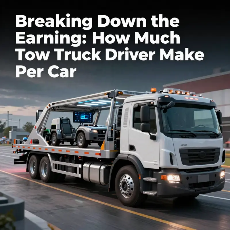 Exploring pay structures for tow truck drivers.