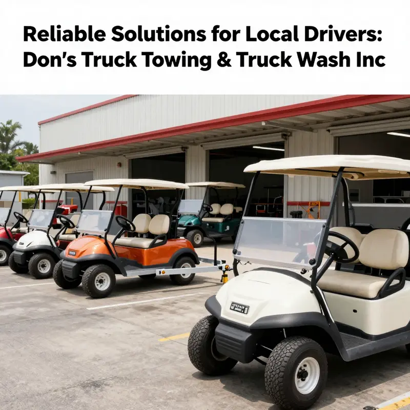 A Don’s Truck Towing vehicle responding to an emergency situation.