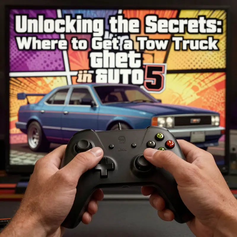 A character engages in the Truckin’ mission, showcasing the mission-based acquisition of a tow truck.