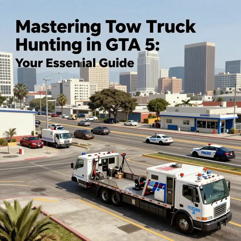 A detailed overview of prime locations to find tow trucks in GTA 5.