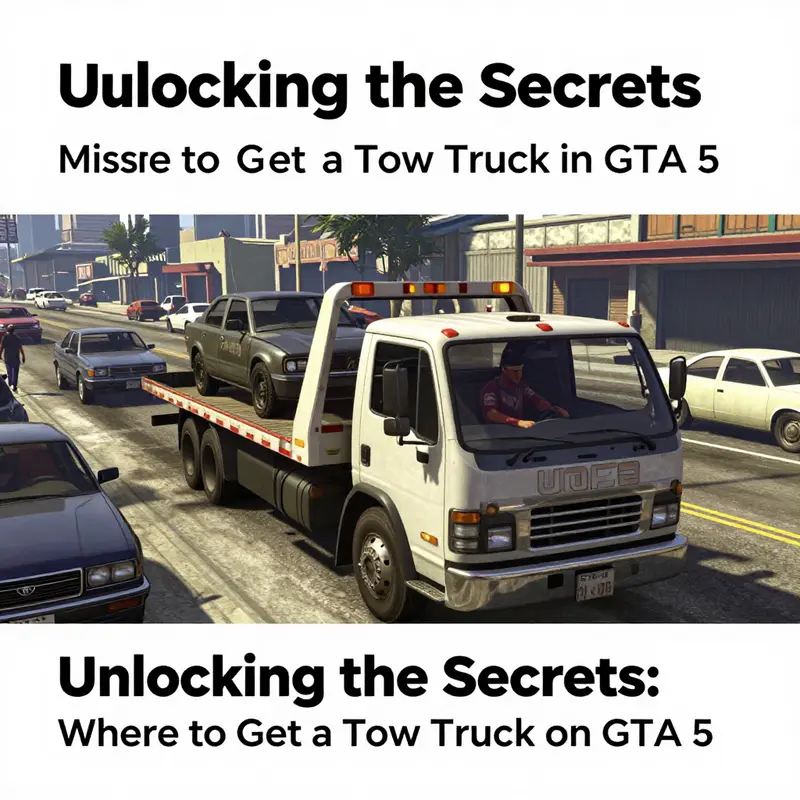 A character engages in the Truckin’ mission, showcasing the mission-based acquisition of a tow truck.