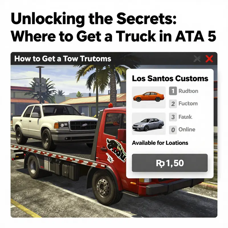 A character engages in the Truckin’ mission, showcasing the mission-based acquisition of a tow truck.