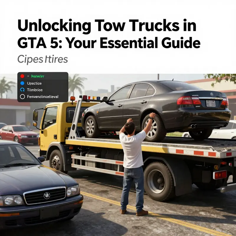 The Los Santos Vehicle Storage, a hub for finding tow trucks in GTA 5.