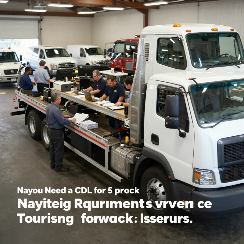 Understanding federal regulations for tow trucks and the need for a Commercial Driver’s License.