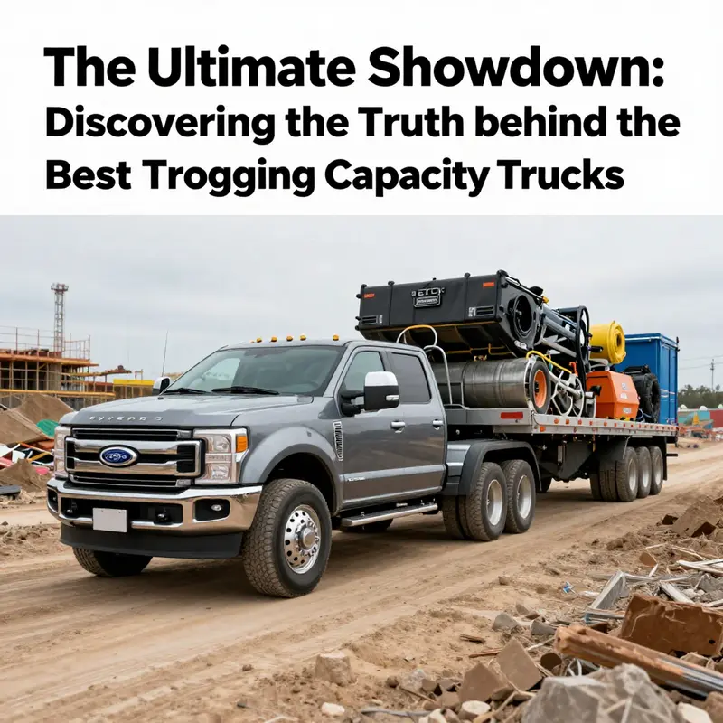 The Ford F-450 Super Duty stands out as a leader in towing capacity, ready for any heavy-duty challenge.