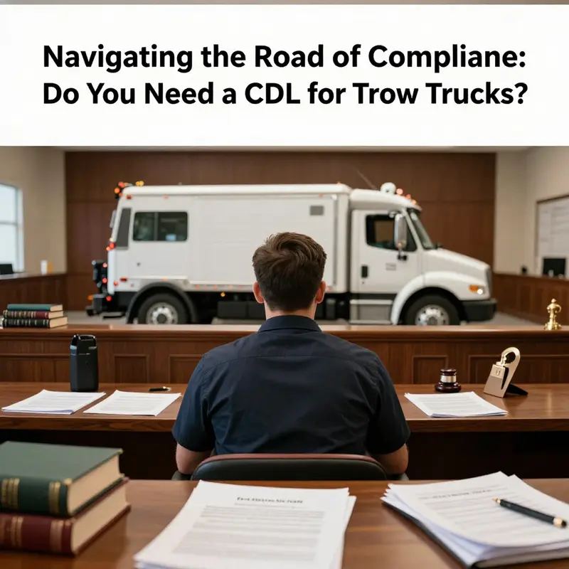 Understanding CDL requirements: Tow trucks must comply with regulations depending on their weight and purpose.