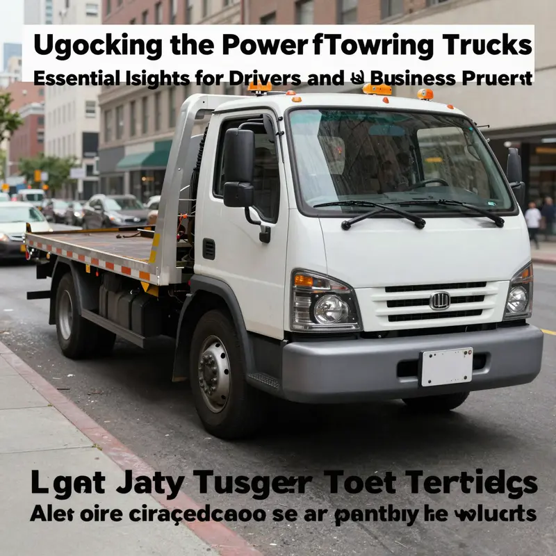 A light-duty towing truck, ideal for urban environments and efficient vehicle recovery.