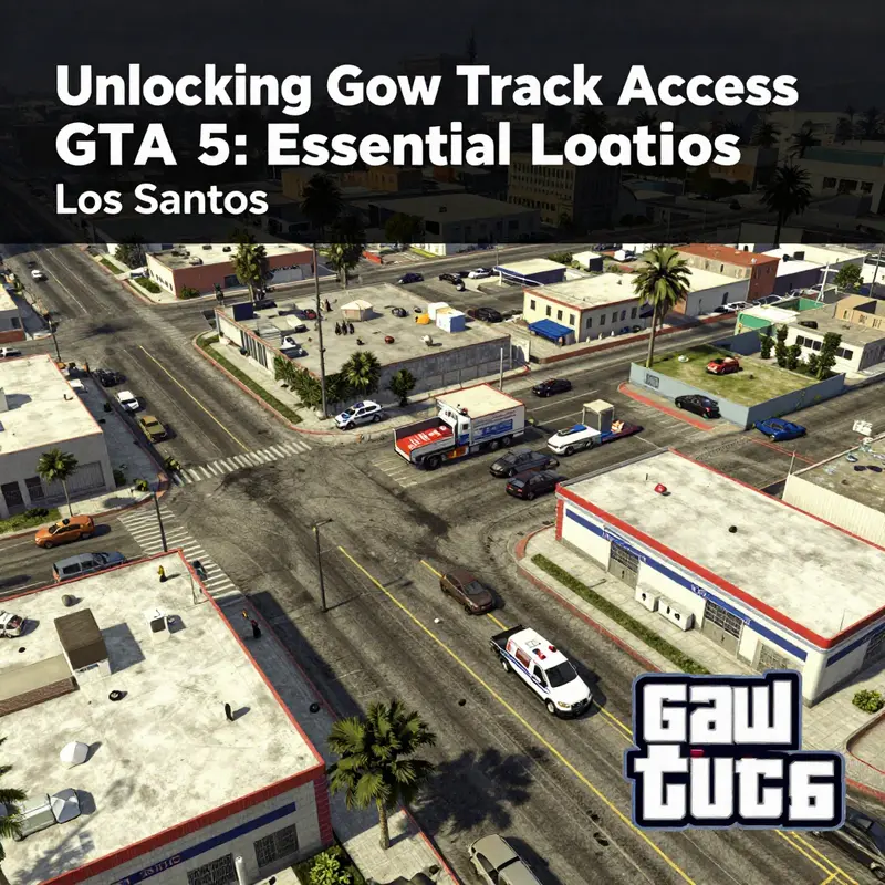 Key spots in Los Santos for finding tow trucks near the police station.