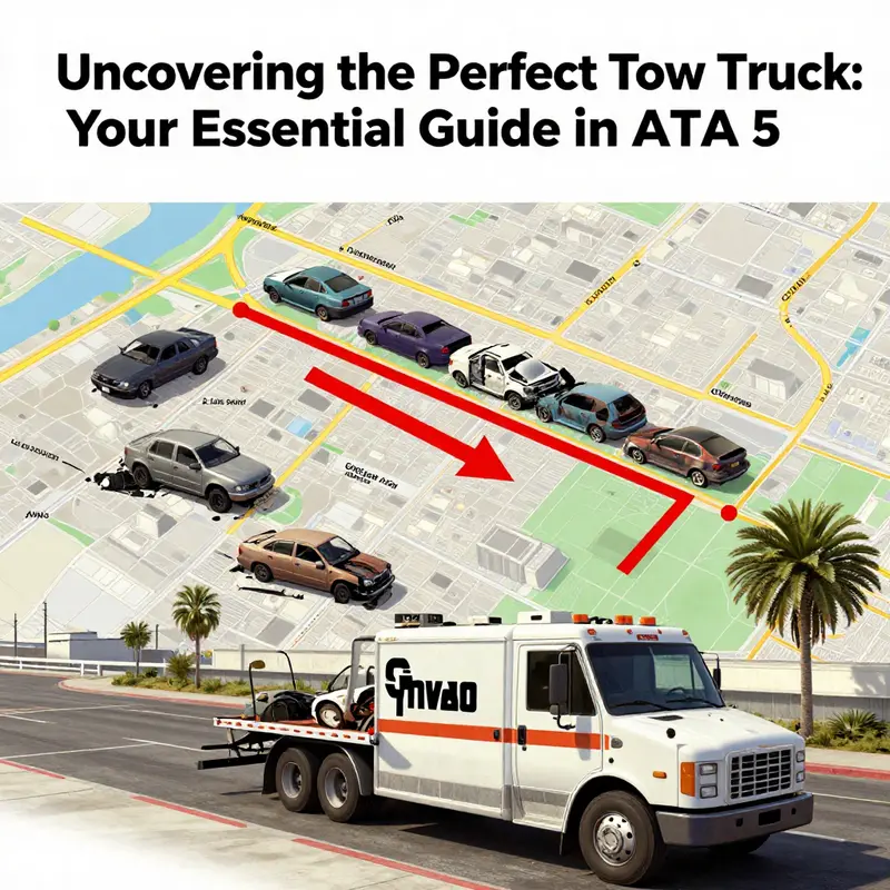 Map highlighting the location of the Los Santos Vehicle Recovery lot for easy navigation.