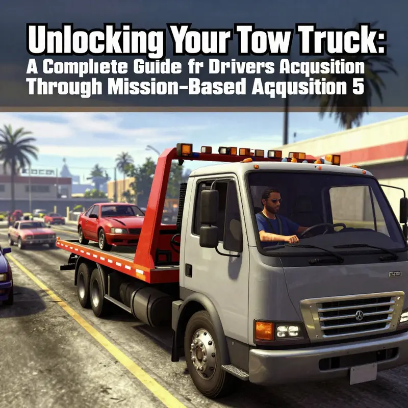 Experience the thrill of completing the ‘Truckin” mission to acquire your tow truck in GTA 5.