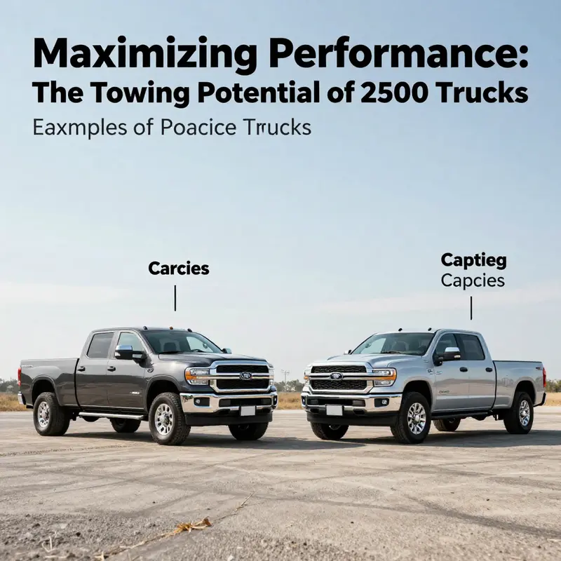 Understanding the specifications and ratings of a 2500 truck is key to effective towing.
