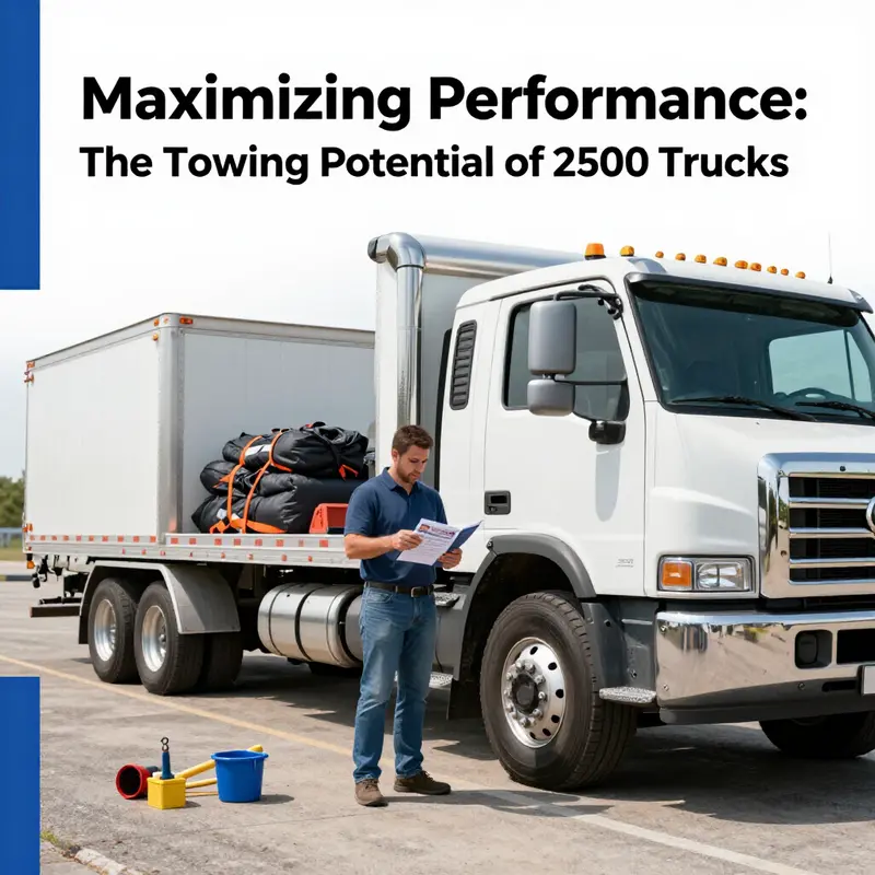 Understanding the specifications and ratings of a 2500 truck is key to effective towing.