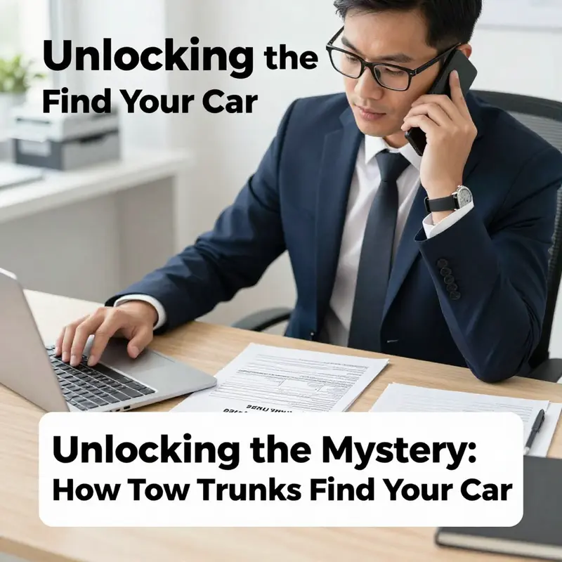 A tow truck responding to a call for assistance on a busy road.