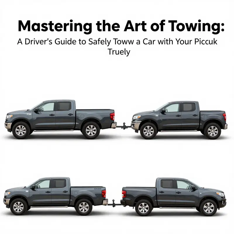 Understanding the legal requirements of towing with a pickup truck.