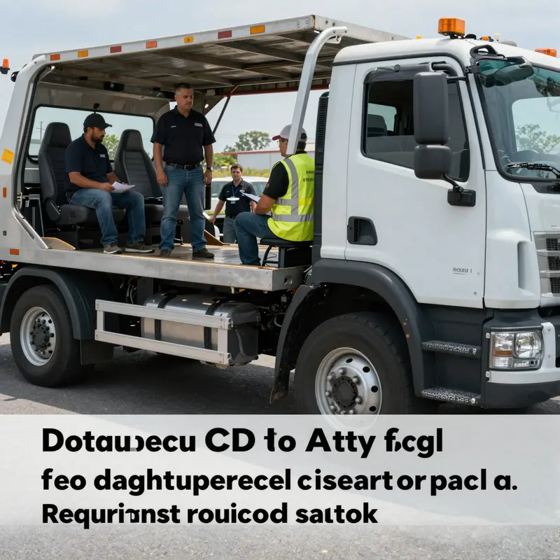 Understanding federal regulations for tow trucks and the need for a Commercial Driver’s License.