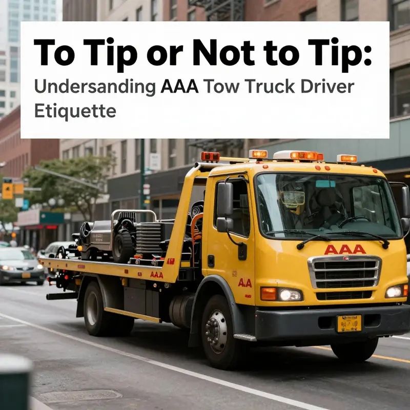 A tow truck on a city road, representing the essential service provided by towing professionals.