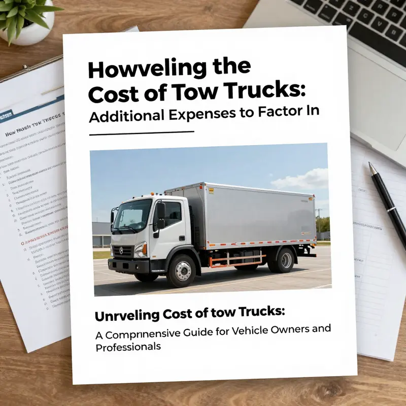 A gleaming light-duty tow truck exemplifying new models available for purchase.