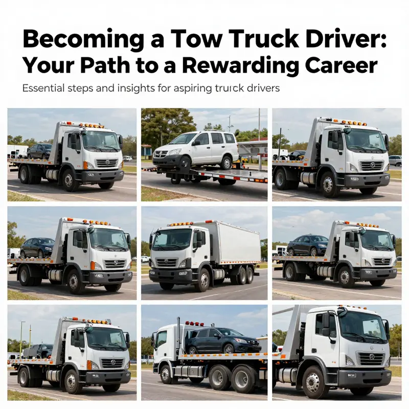A montage of tow trucks helping vehicles, illustrating the vital importance of towing services.