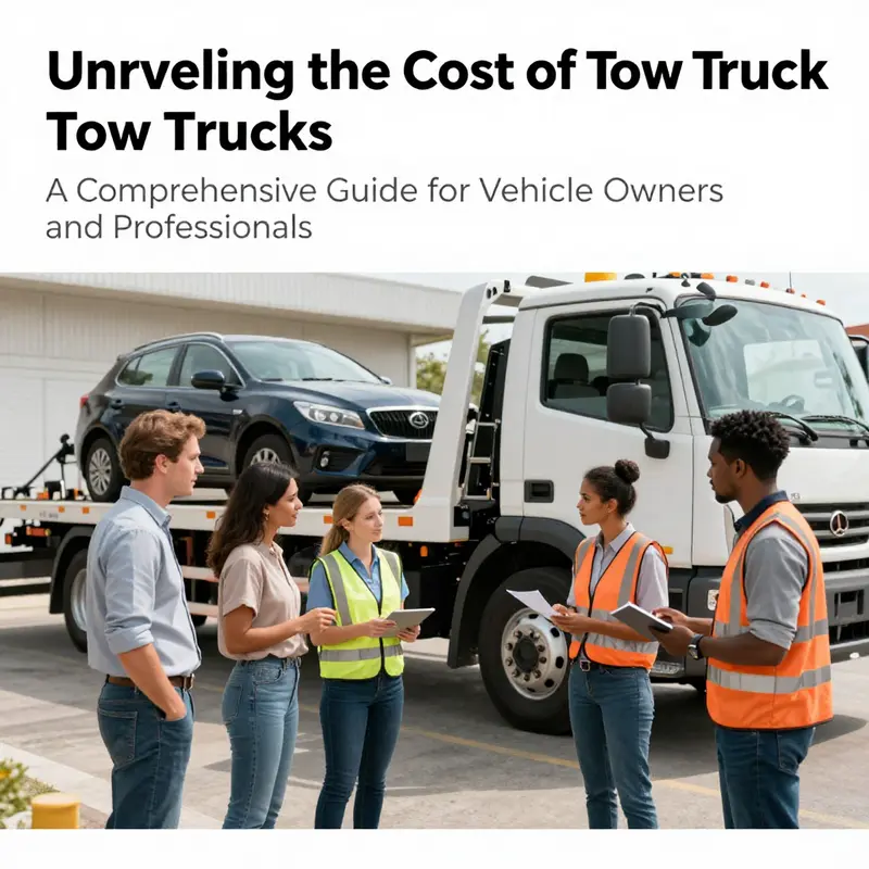 A group of professionals engaged in a discussion about tow truck costs in a business setting, highlighting industry collaboration.