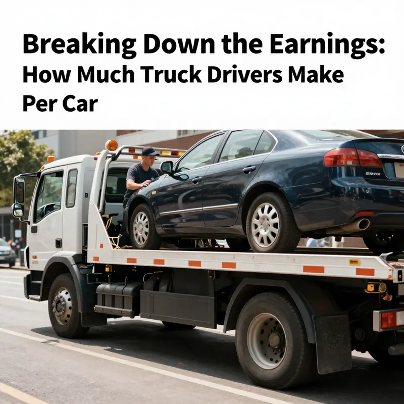 Exploring pay structures for tow truck drivers.