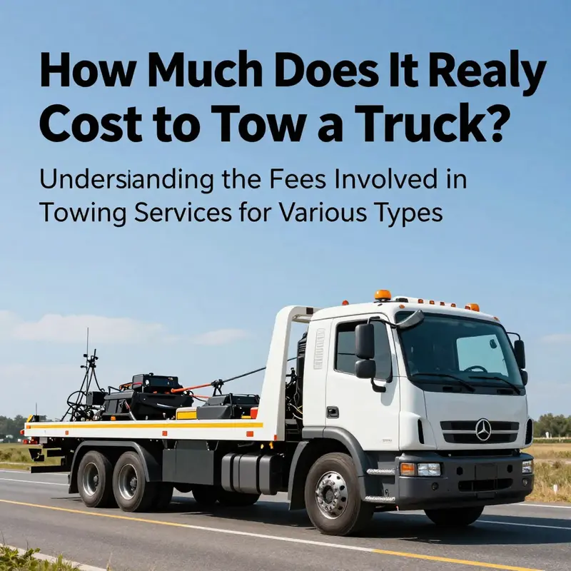 A photograph of a tow truck performing its duty, symbolizing the importance of towing services for drivers.