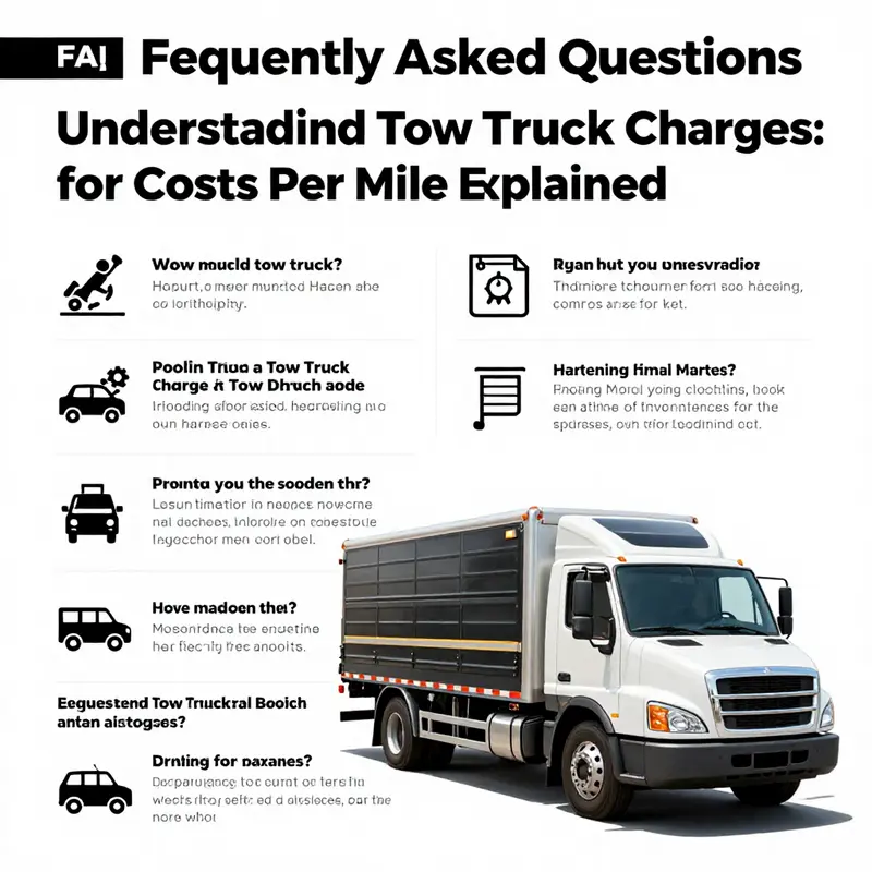 Understanding the basic charges associated with tow truck services.