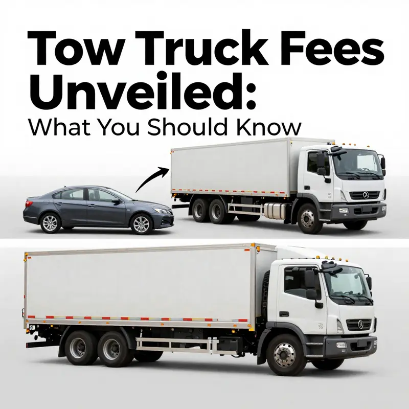 The cost of towing fees varies significantly based on distance, illustrated through urban and rural examples.