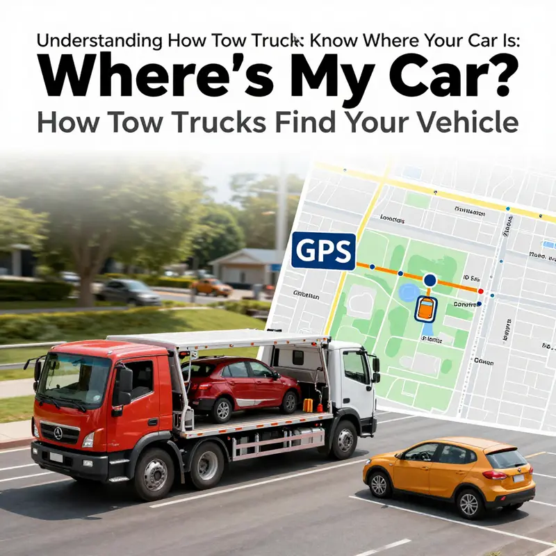 Effective communication and GPS technology are crucial in helping tow trucks find your cars.