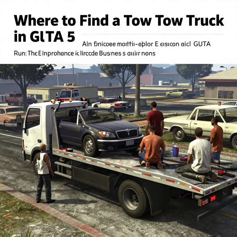 The FIB lot is a prime location to find a tow truck in GTA 5, easily accessible for drivers.