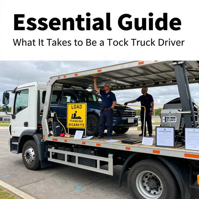 Tow truck driver ensuring legal compliance and age requirements.