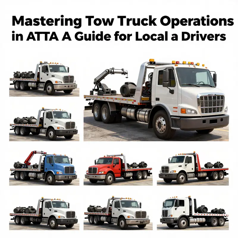 A player character prepares to enter a tow truck in a bustling GTA 5 salvage yard.