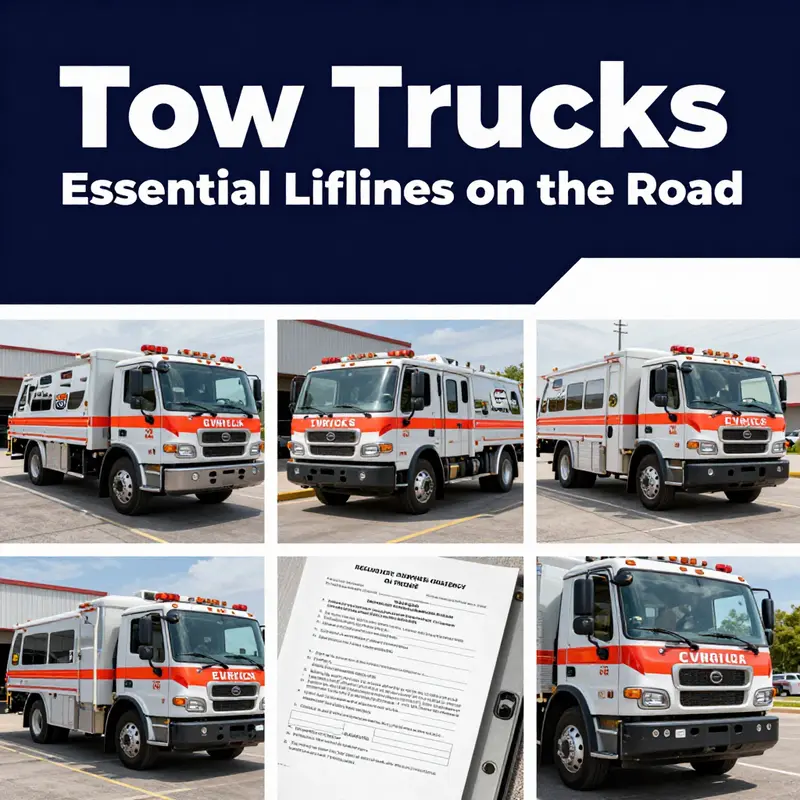 A tow truck providing roadside assistance to a stranded vehicle, showcasing the vital role of tow trucks in ensuring safety.