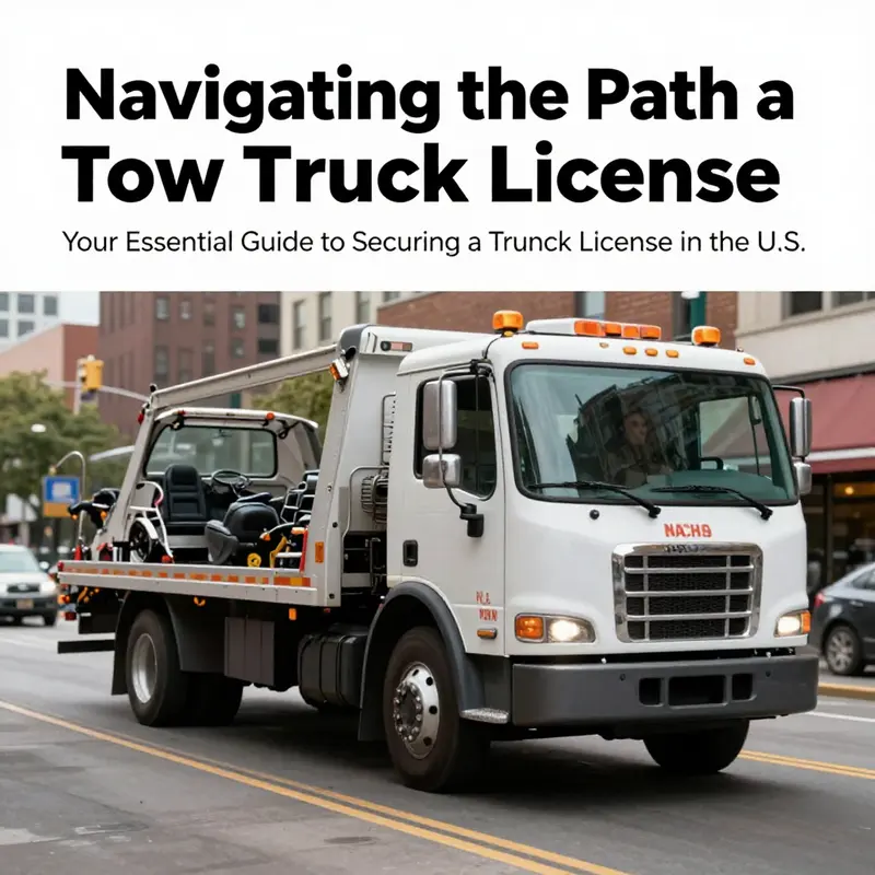 A tow truck engaged in vehicle recovery, signifying the professional towing services outlined in the article.