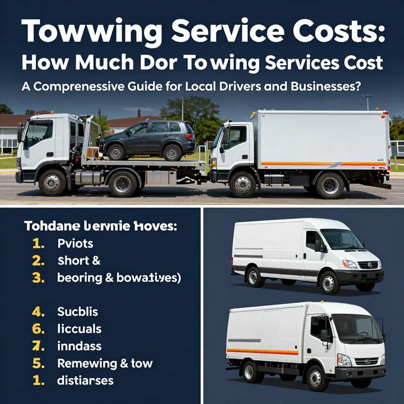 An illustration of different types of tow trucks highlighting the price ranges and features available in 2026.