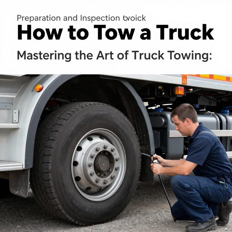 Thorough inspection of the truck before towing is essential for safety.