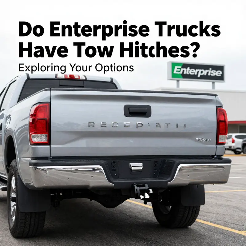 Different types of tow hitches commonly found on trucks.