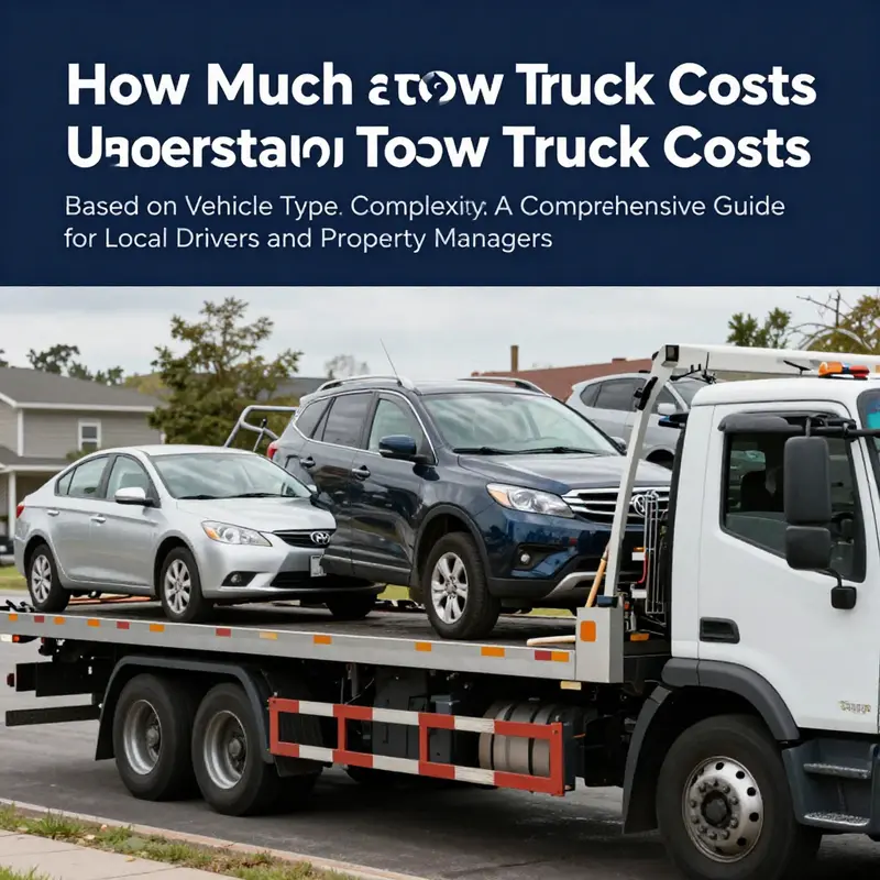 Illustrating the impact of base fees and distance on tow truck services in urban settings.