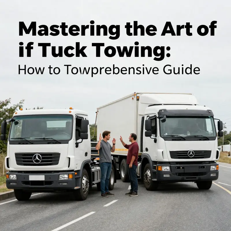 A mechanic reviews the towing specs of two trucks to ensure safe towing compatibility.