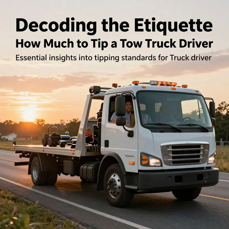 A bright sunset highlights a tow truck assisting a driver on the roadside, representing the mutual support between tow services and the community.