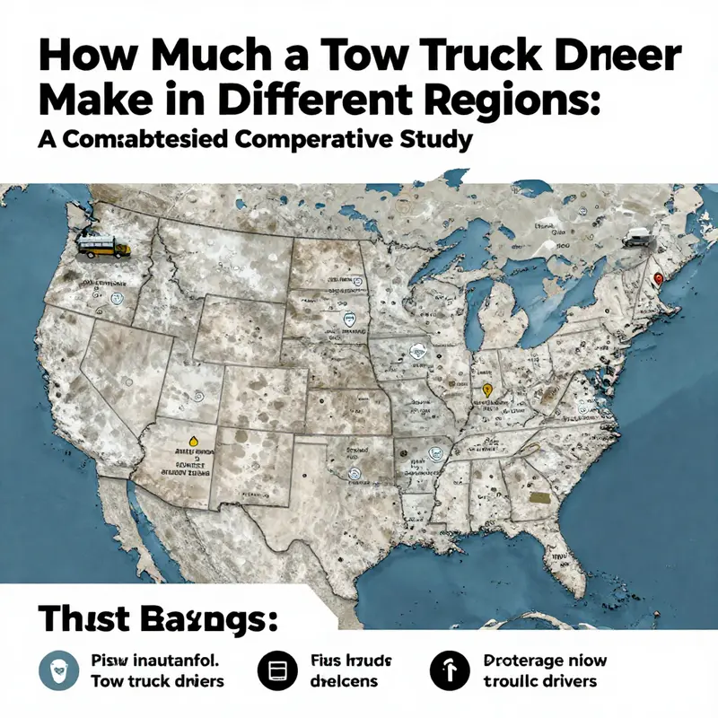 Exploring the diversity in earnings among tow truck drivers across locations.