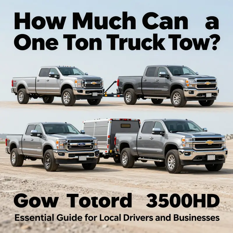 Visualizing the critical factors influencing a one-ton truck’s towing capacity.