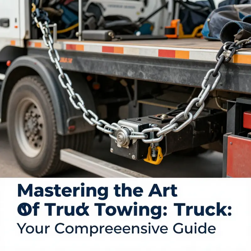 A mechanic reviews the towing specs of two trucks to ensure safe towing compatibility.