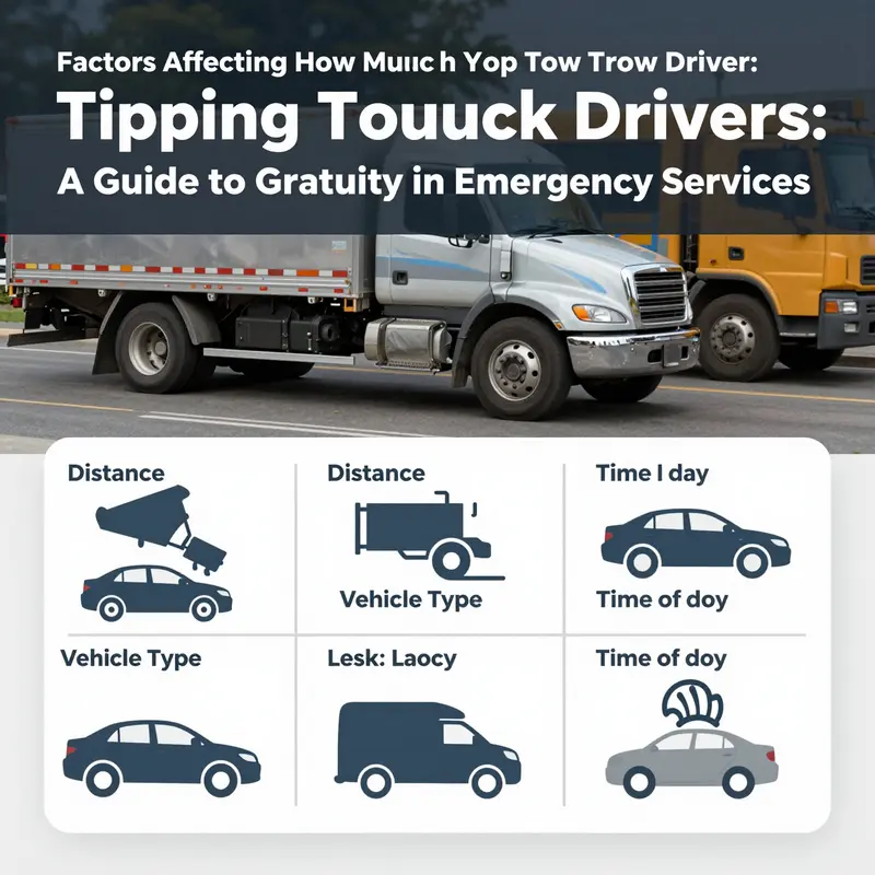 A tow truck driver provides assistance with a friendly demeanor, symbolizing exceptional service.