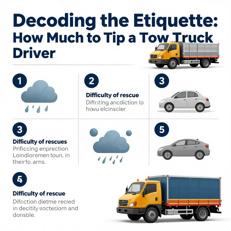 A tow truck driver gratefully accepts a tip on the roadside, showcasing the human aspect of towing services.