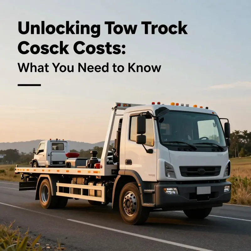 A powerful tow truck driving on a highway at sunset, signifying the importance of towing solutions.