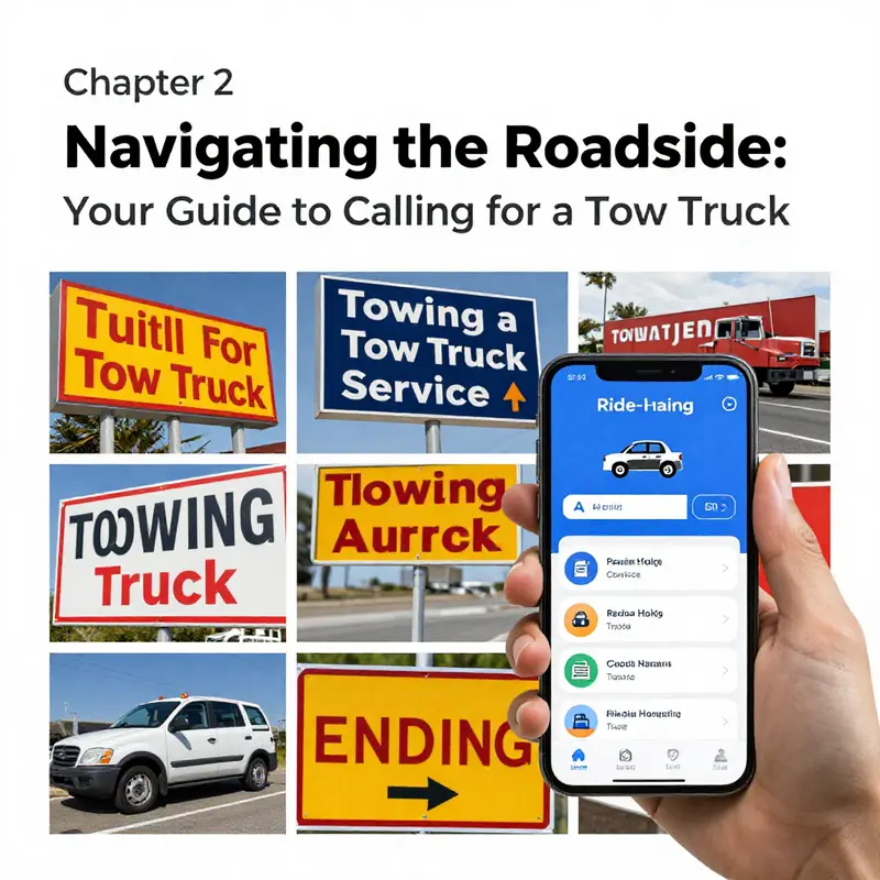 Prioritizing safety on the roadside is the first step in the towing process.