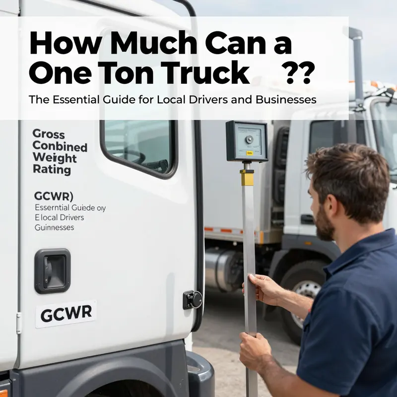 Visualizing the critical factors influencing a one-ton truck’s towing capacity.