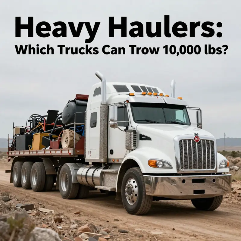 Heavy-duty trucks are engineered for maximum towing strength and reliability.