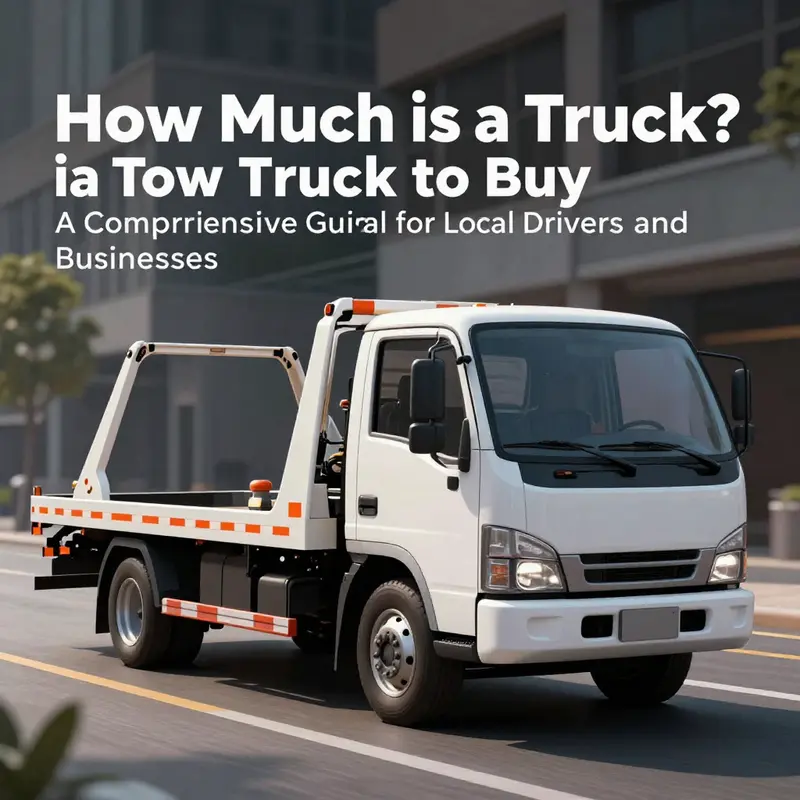 A small, light-duty tow truck ideal for urban towing solutions.