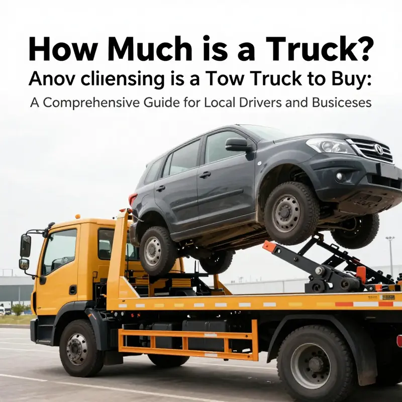 A small, light-duty tow truck ideal for urban towing solutions.